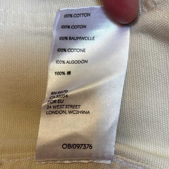 BDG Urban Outfitters Canvas Cotton Chore Jacket Cream Unisex Neutral Button - Picture 4 of 7